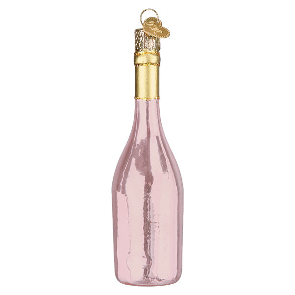 Rosé Wine Christmas Ornament | Old World Christmas Glass Wine Lover Keepsake Gift