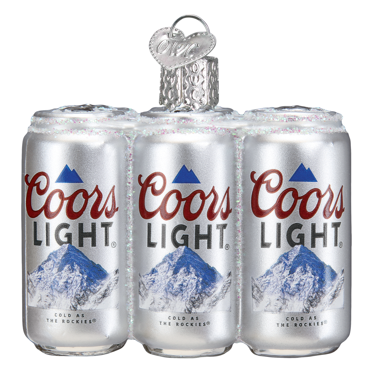 Coors Light Six Pack Ornament