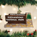 Shenandoah National Park Christmas Ornament | Old World Christmas Glass Keepsake Gift