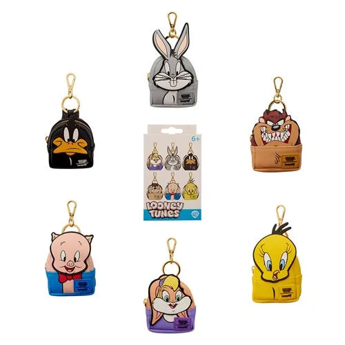 Looney Tunes Mystery Mini Backpack Bag Charm | Blind Bag Collectible | Loungefly