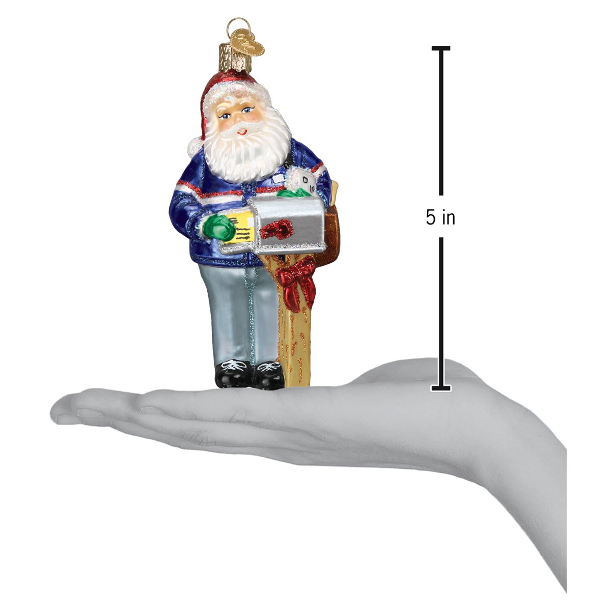 Postman Santa Ornament