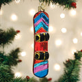 Snowboard Christmas Ornament | Old World Christmas Glass Snowboarder Winter Sports Ski Mountain Shred Keepsake Holiday Gift