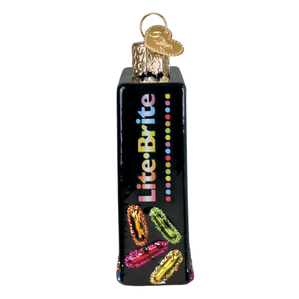 Lite Brite Box Ornament