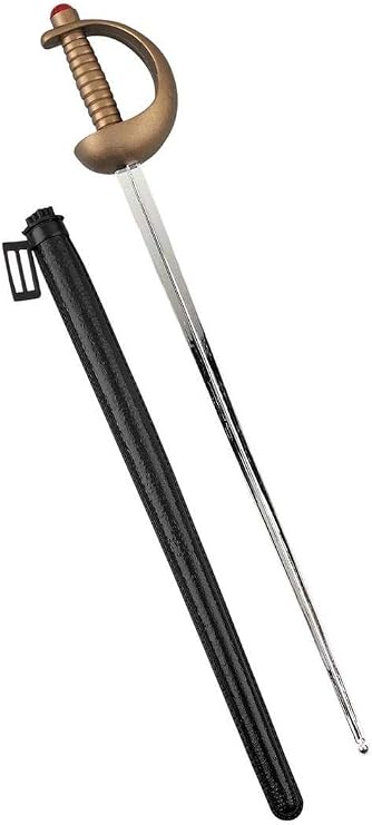 26" Plastic Pirate & Ninja Sword Costume Prop | Disguise Colorful Role Play Weapon