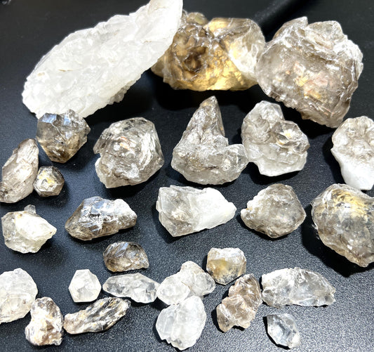 Elestial Alligator Quartz Crystal Clusters Rough Raw