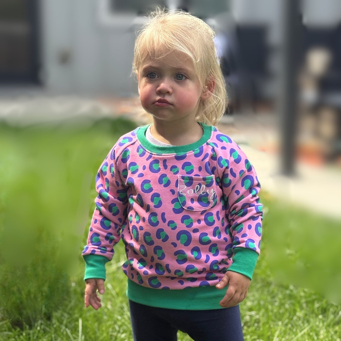 Wild Pink Bamboo Sweter