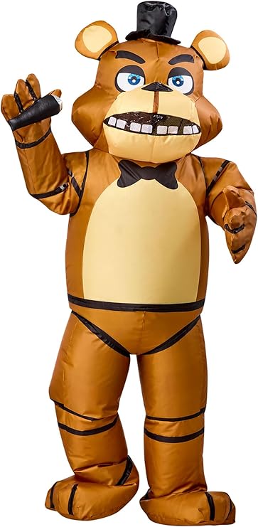 Freddy Fazbear Inflatable Kids Costume | Officially Licensed FNAF FunFlatable Blow-Up Halloween Costume