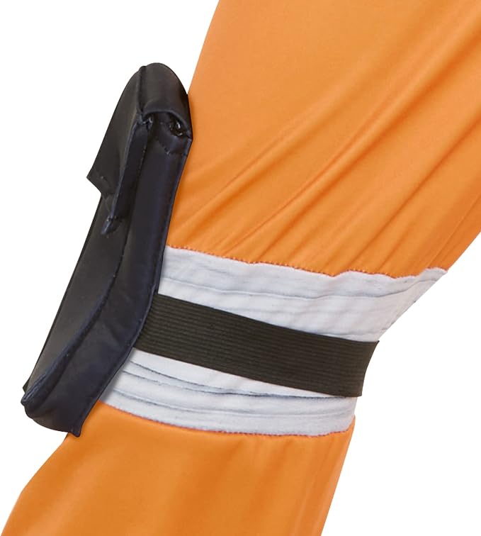 Child Naruto Shippuden Costume | Officially Licensed Kids Jumpsuit with Pouches & Headpiece