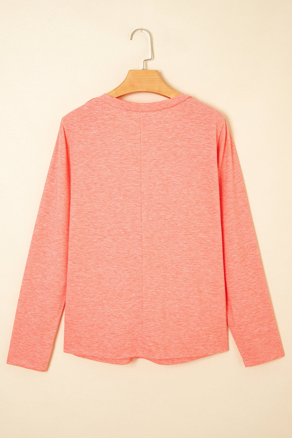 Rachel Floral Patchwork V Neck Long Sleeve Top