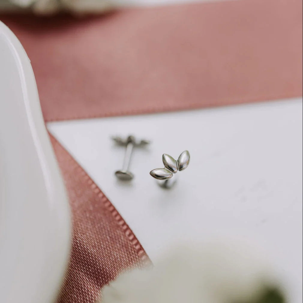 Lotus Flat Back Studs