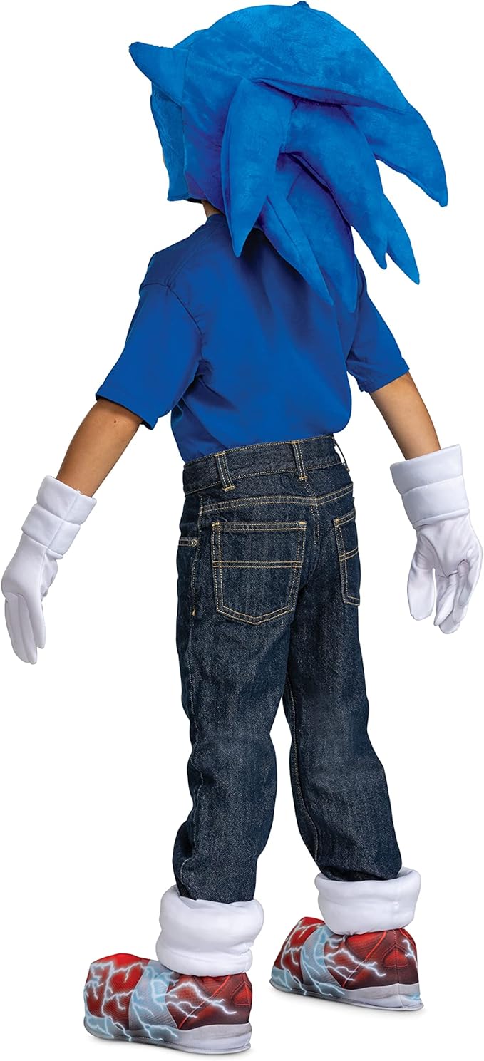 Sonic the Hedgehog 2 Kids Costume Accessory Kit | Officially Licensed | Headpiece, Gloves & Shoe Covers