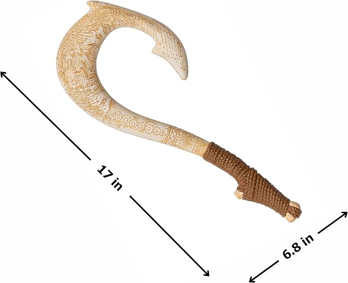 Maui's Magical Fish Hook | Officially Licensed Disney Moana Costume Accessory Prop