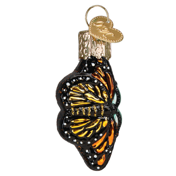 Mini Monarch Butterfly Glass Christmas Ornament | Old World Christmas | Nature & Butterfly Lover Gift