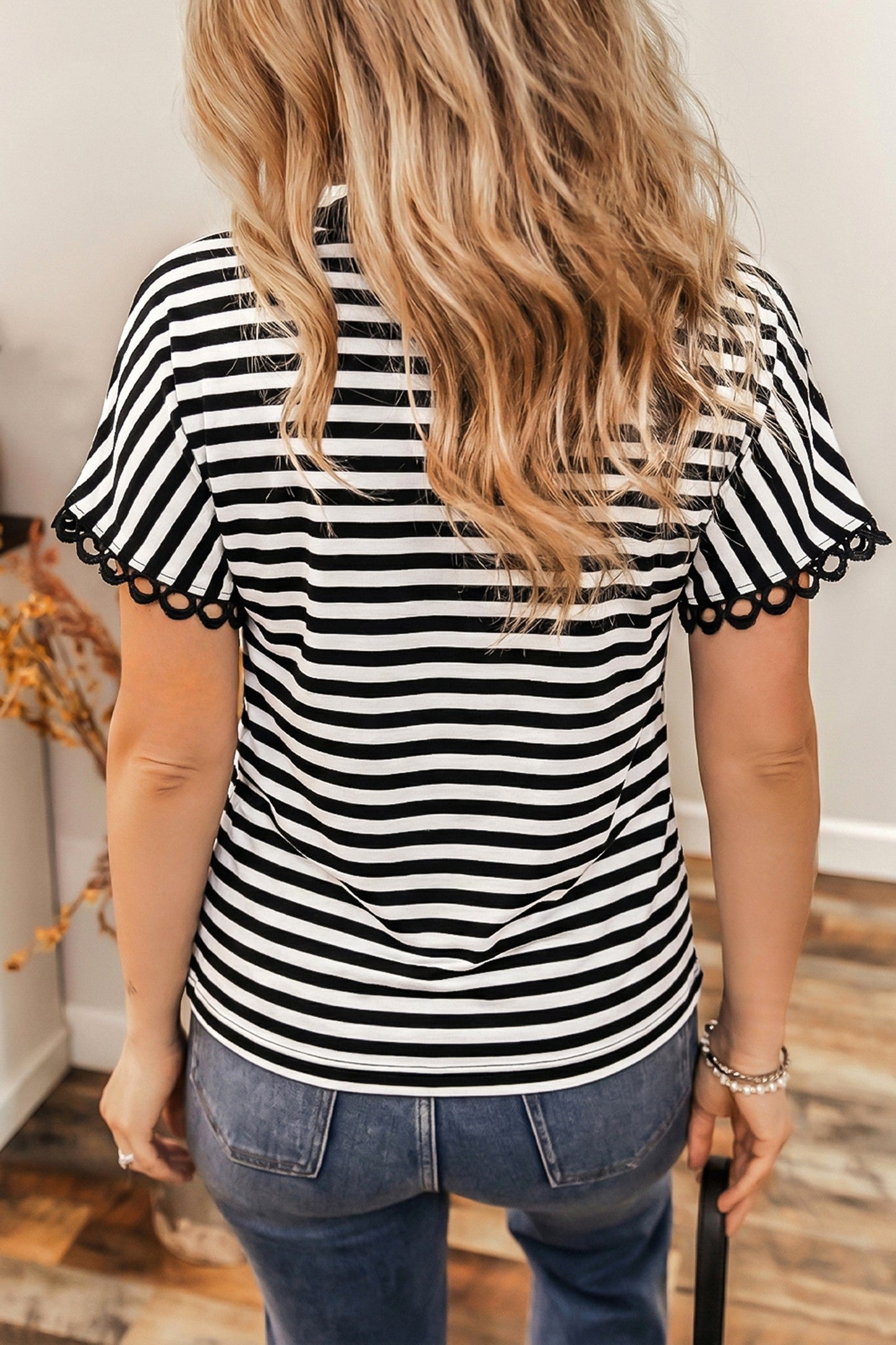 Stevie Delicate Trim Casual Tee