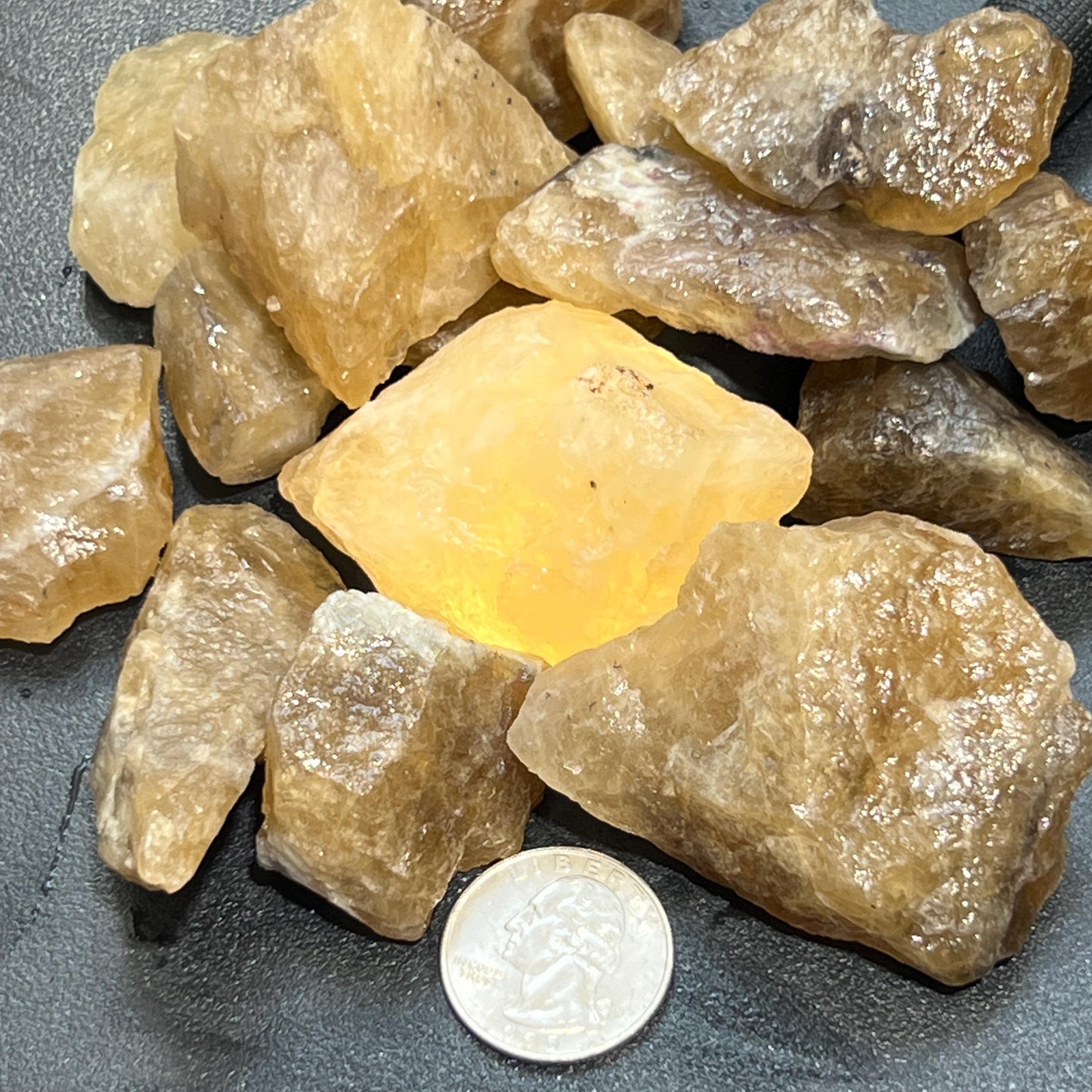 Citrine Crystal (Untreated) Rough Raw Stones (By The Piece or Pound)