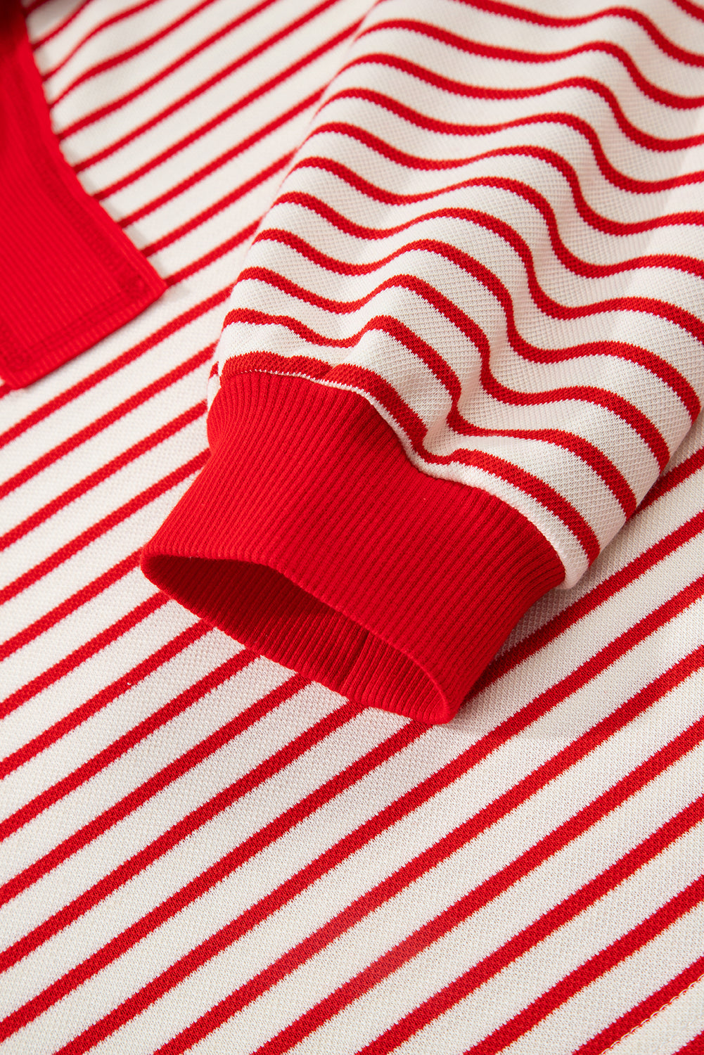 Zaylee Collared Drop Shoulder Pullover