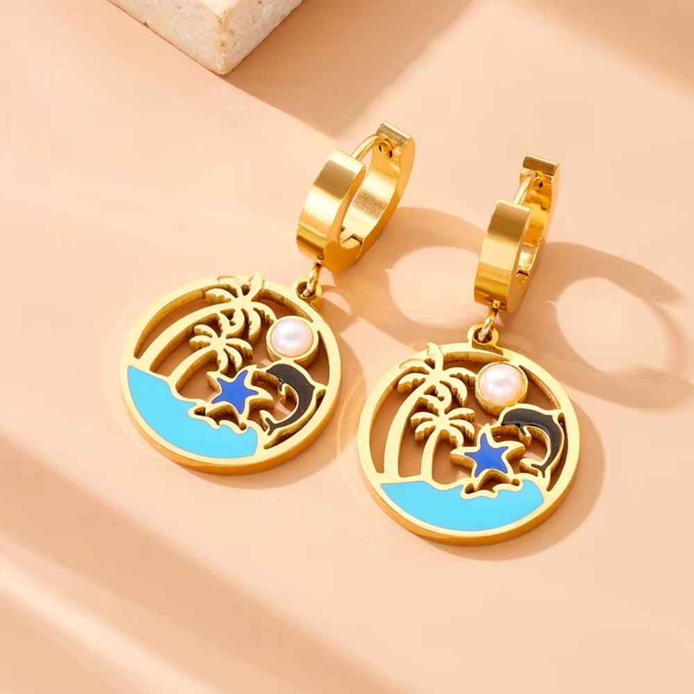 Coastal Magic Turquoise Earrings