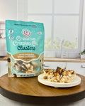 "Clusters" Original w Peanuts Dark Chocolate, Caramel, Peanuts, & Sea Salt Crispie Mix Clusters
