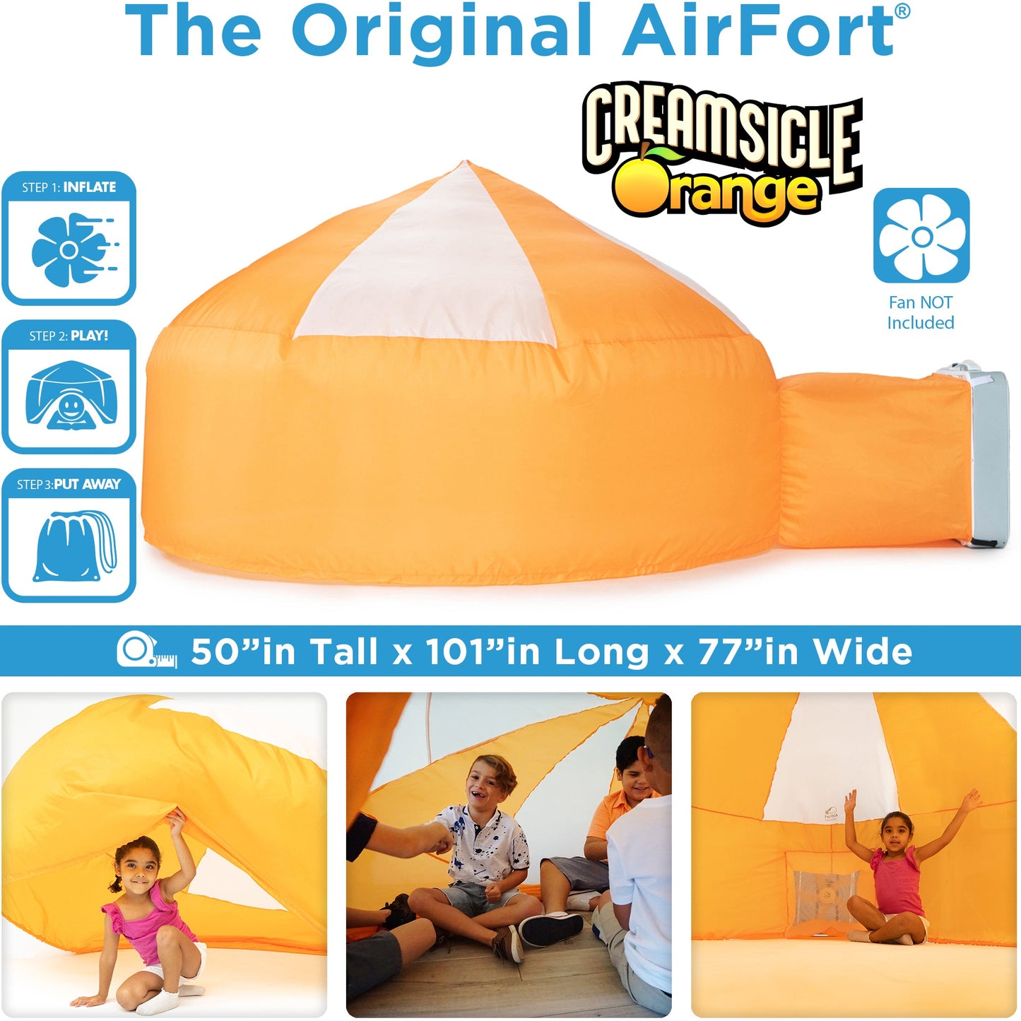The Original AirFort - Creamsicle Orange