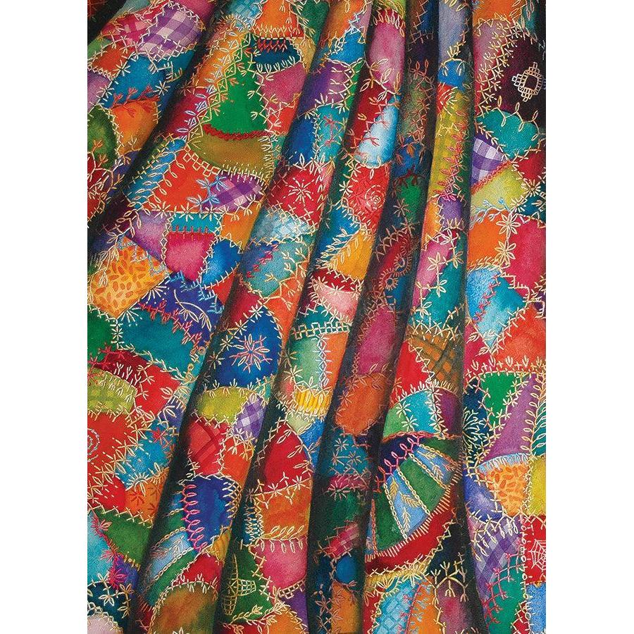 Crazy Quilt 1000 Piece Jigsaw Puzzle Cobble Hill