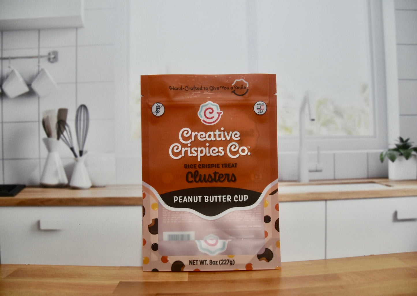 "Clusters" Chocolate Peanut Butter Cup Crispie Mix Clusters