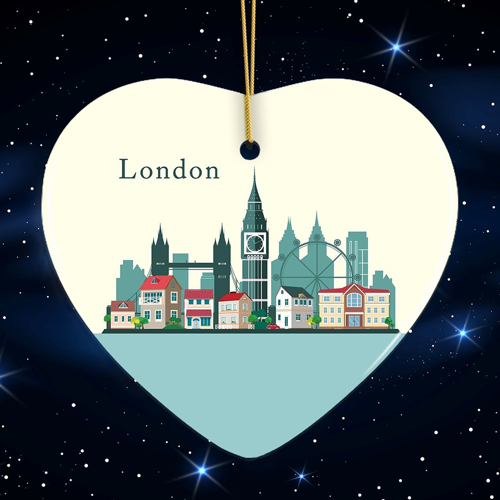 London Ornament, England Landmark Christmas Decoration