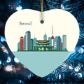 Seoul Christmas Ornament, Capital of South Korea Christmas Decoration