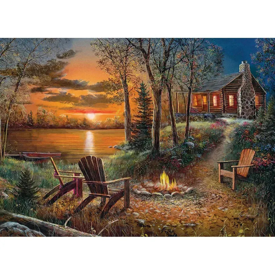 Fireside 1000 Piece Jigsaw Puzzle Jack Pine