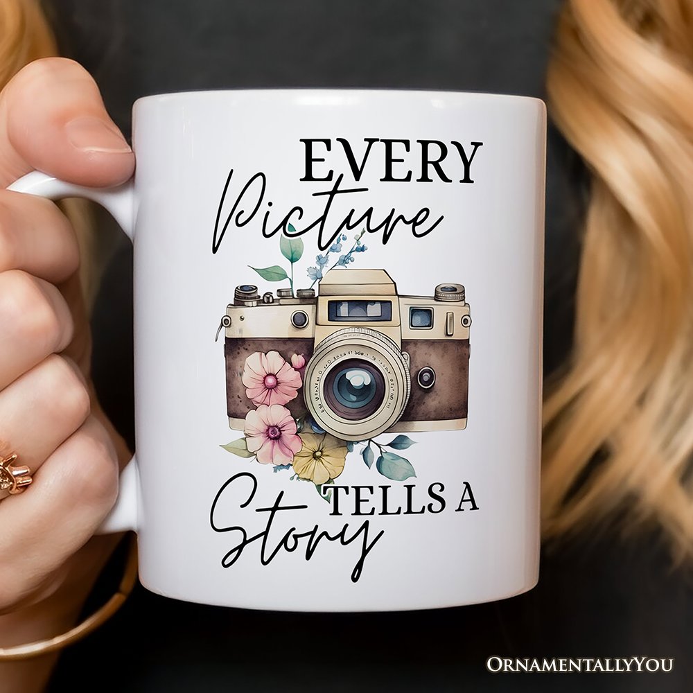 Vintage Photography Personalized Mug, Custom Gift with Name for Photographers