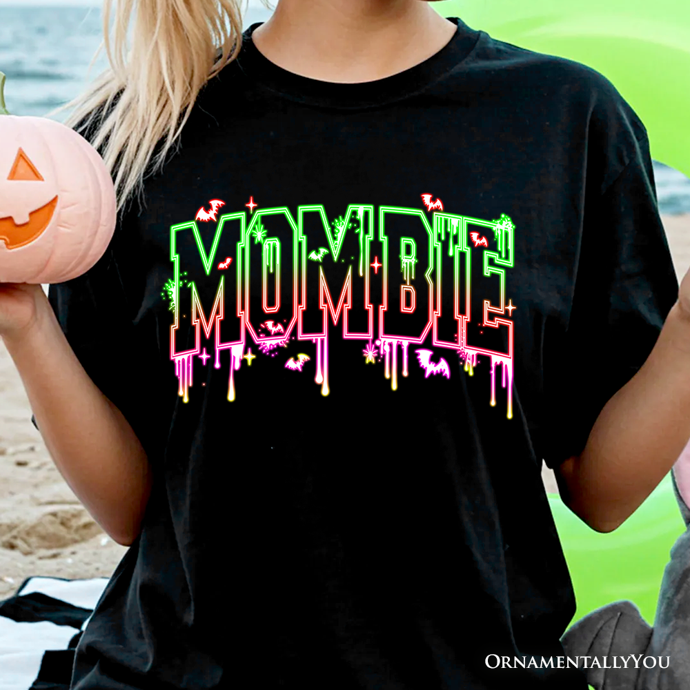 Mombie Halloween T-Shirt, Funny Tee for Spooky Moms