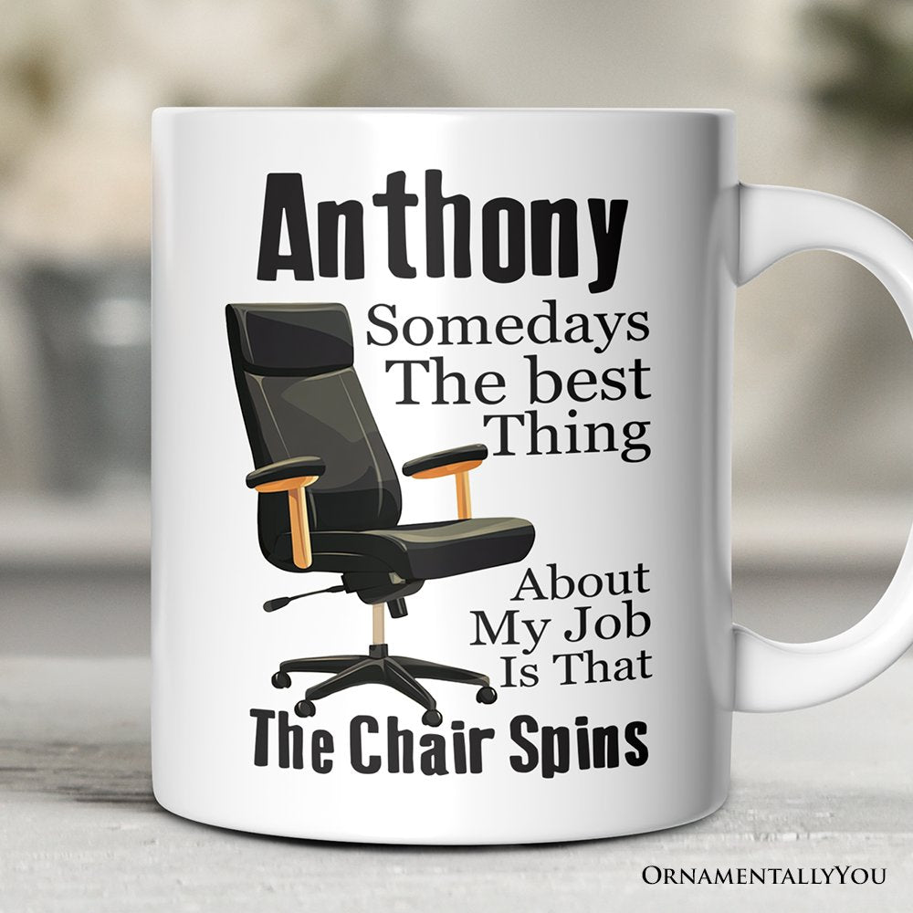 Sarcastic Coworker Personalized Mug, Funny Gift With Custom Name