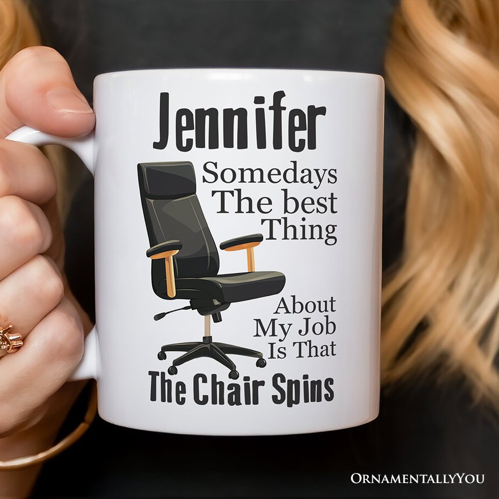 Sarcastic Coworker Personalized Mug, Funny Gift With Custom Name