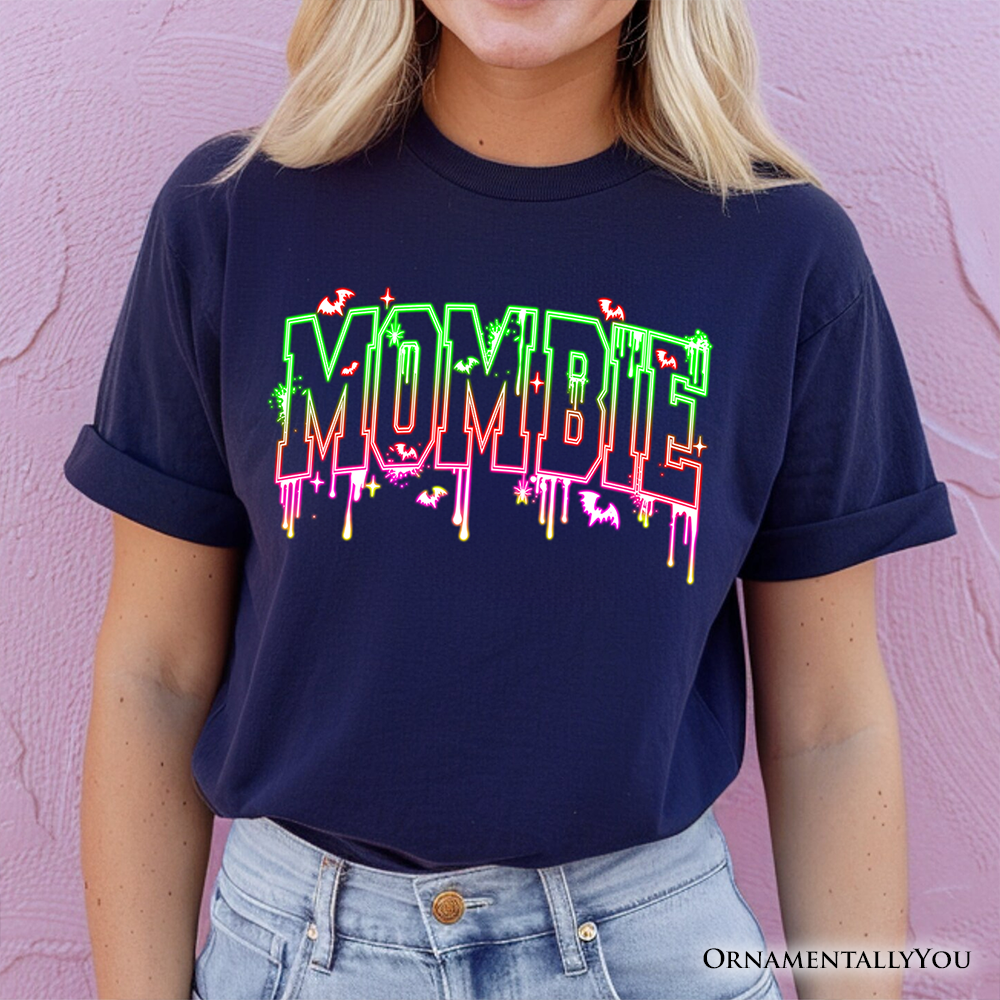 Mombie Halloween T-Shirt, Funny Tee for Spooky Moms