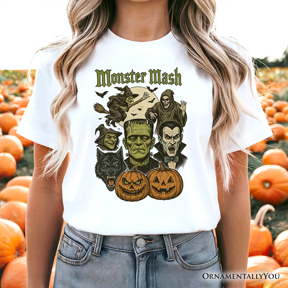 Monster Mash Classic T-Shirt, Halloween Monsters Tee for The Spooky Season