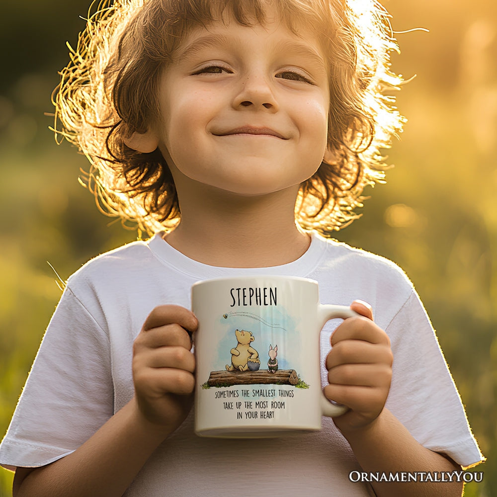 Pooh Bear’s Heartwarming Quote Personalized Mug, Sentimental Appreciation Gift