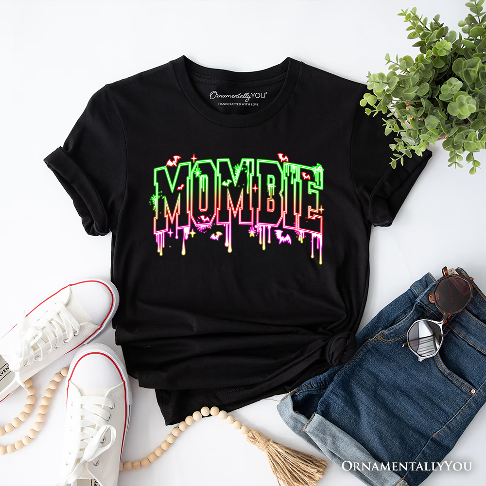 Mombie Halloween T-Shirt, Funny Tee for Spooky Moms