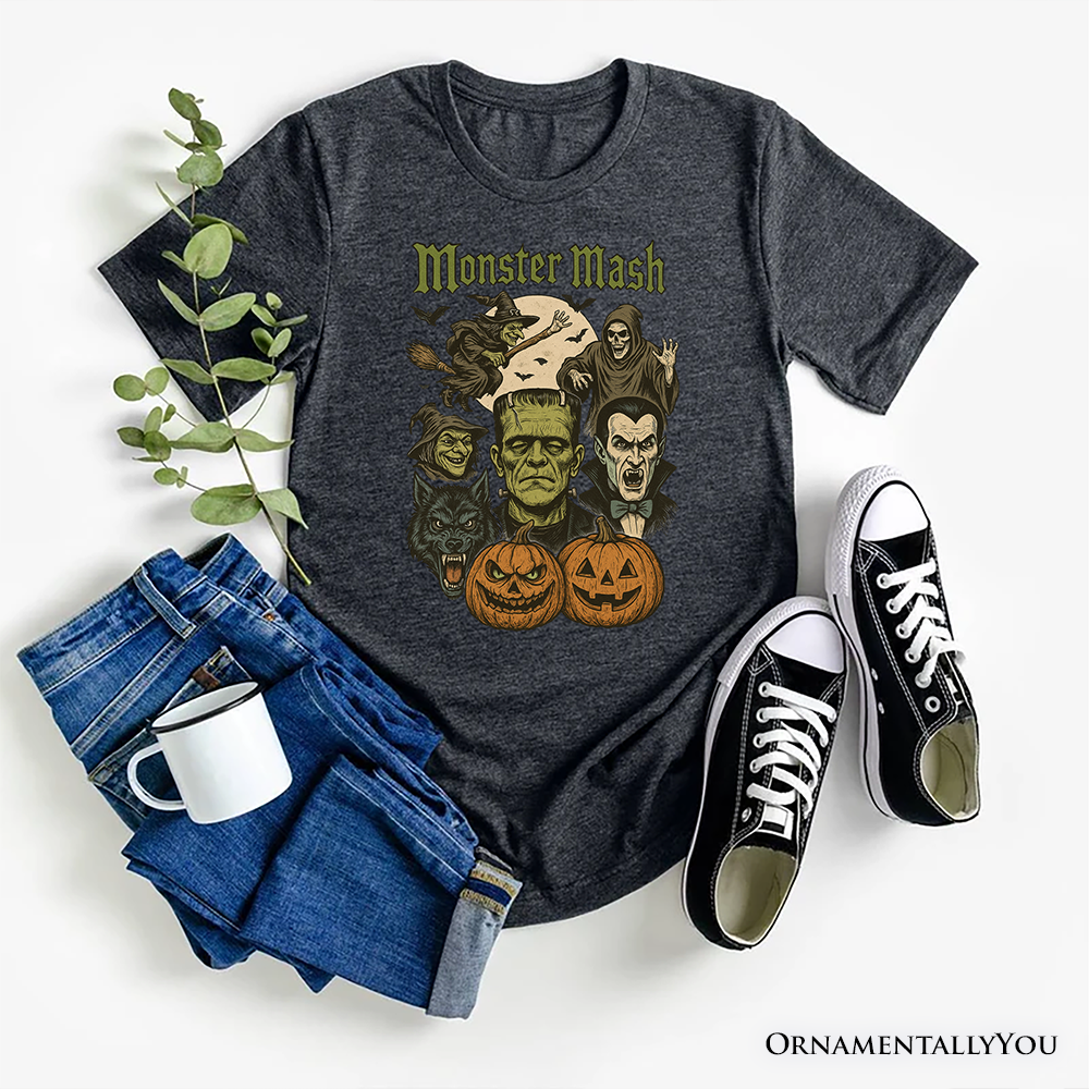 Monster Mash Classic T-Shirt, Halloween Monsters Tee for The Spooky Season