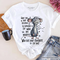 Funny Mouse Sarcastic T-Shirt, Who Ties Your Shoelaces Humor Quote Tee