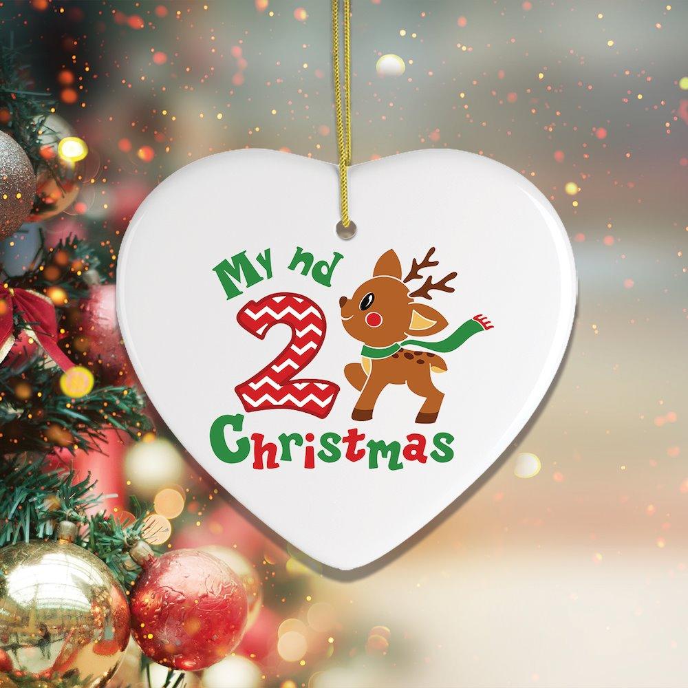 My 2nd Christmas Baby Fawn Ornament