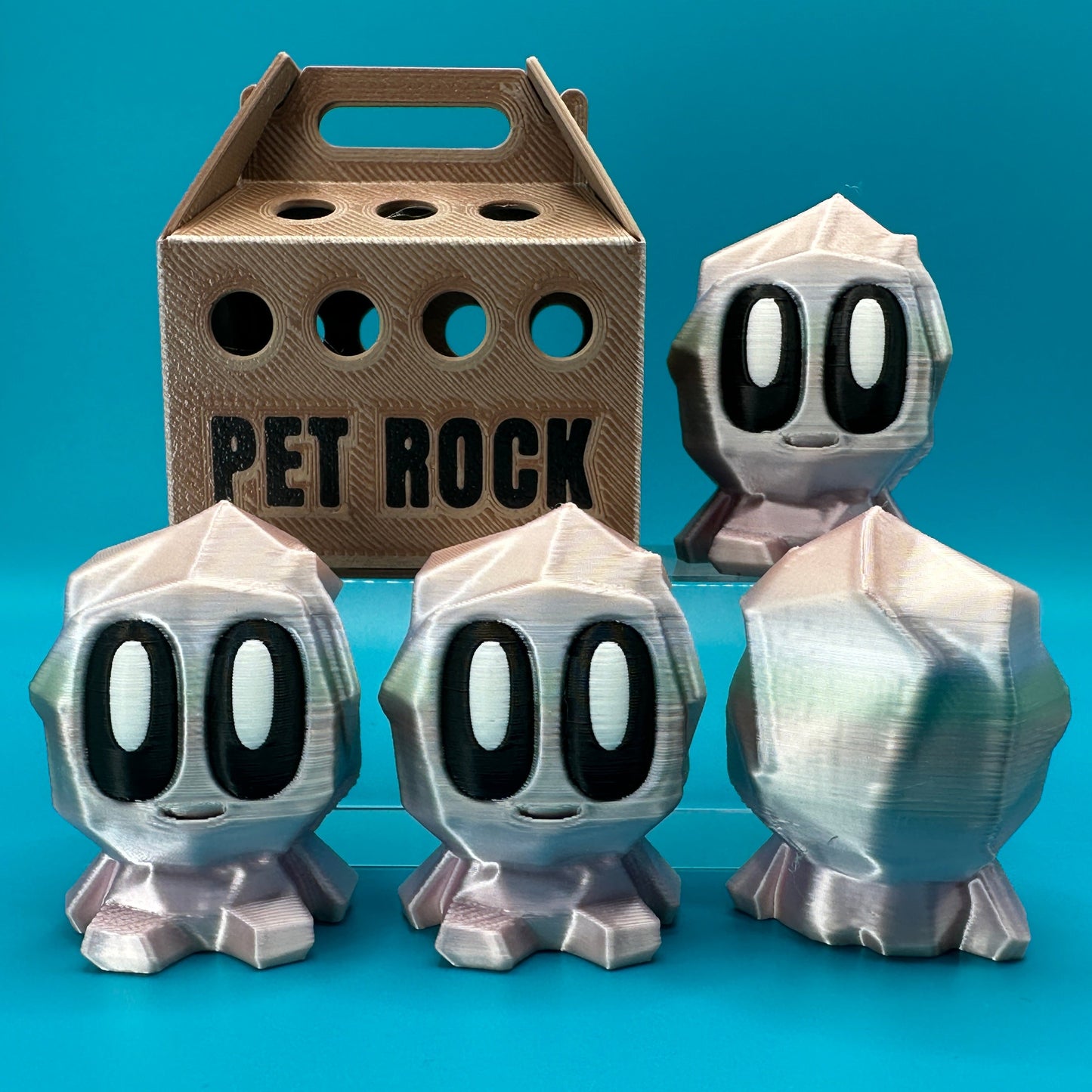 Blob Lab Rock Desk Pet w/ Optional Box