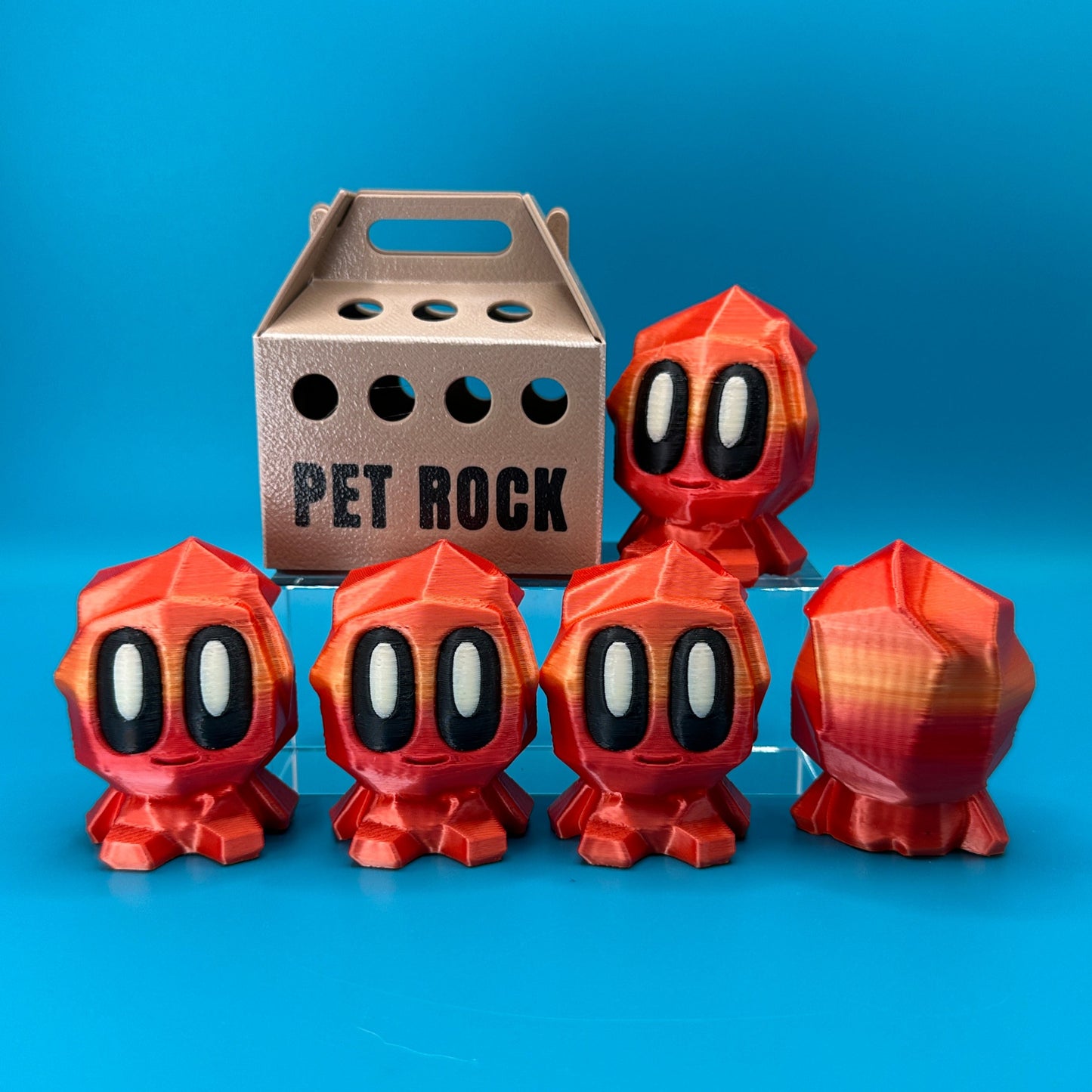 Blob Lab Rock Desk Pet w/ Optional Box