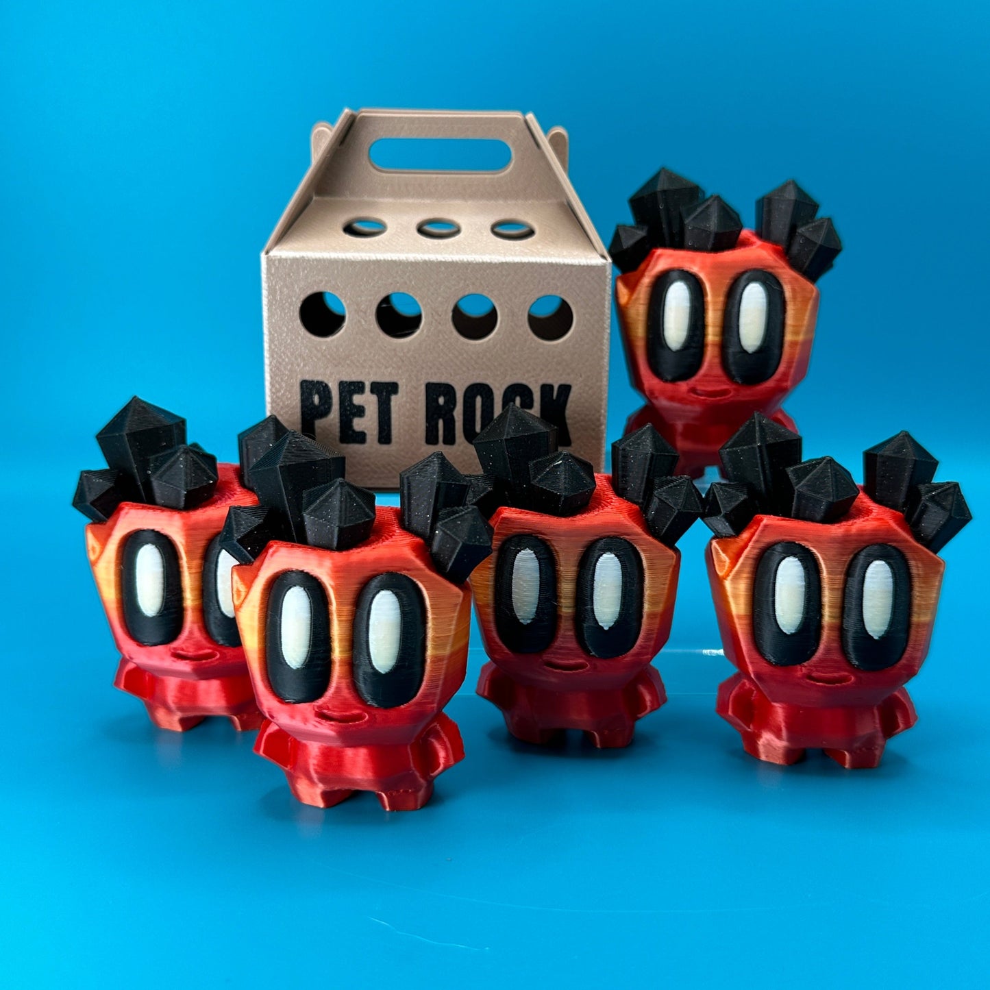 Blob Lab Rock Desk Pet w/ Optional Box