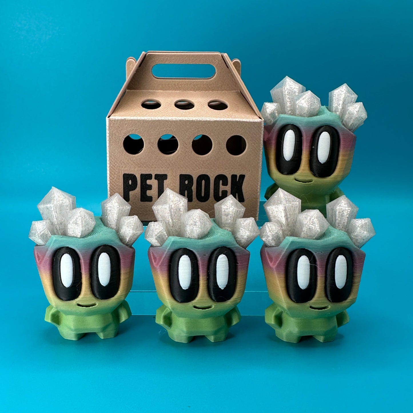 Blob Lab Rock Desk Pet w/ Optional Box