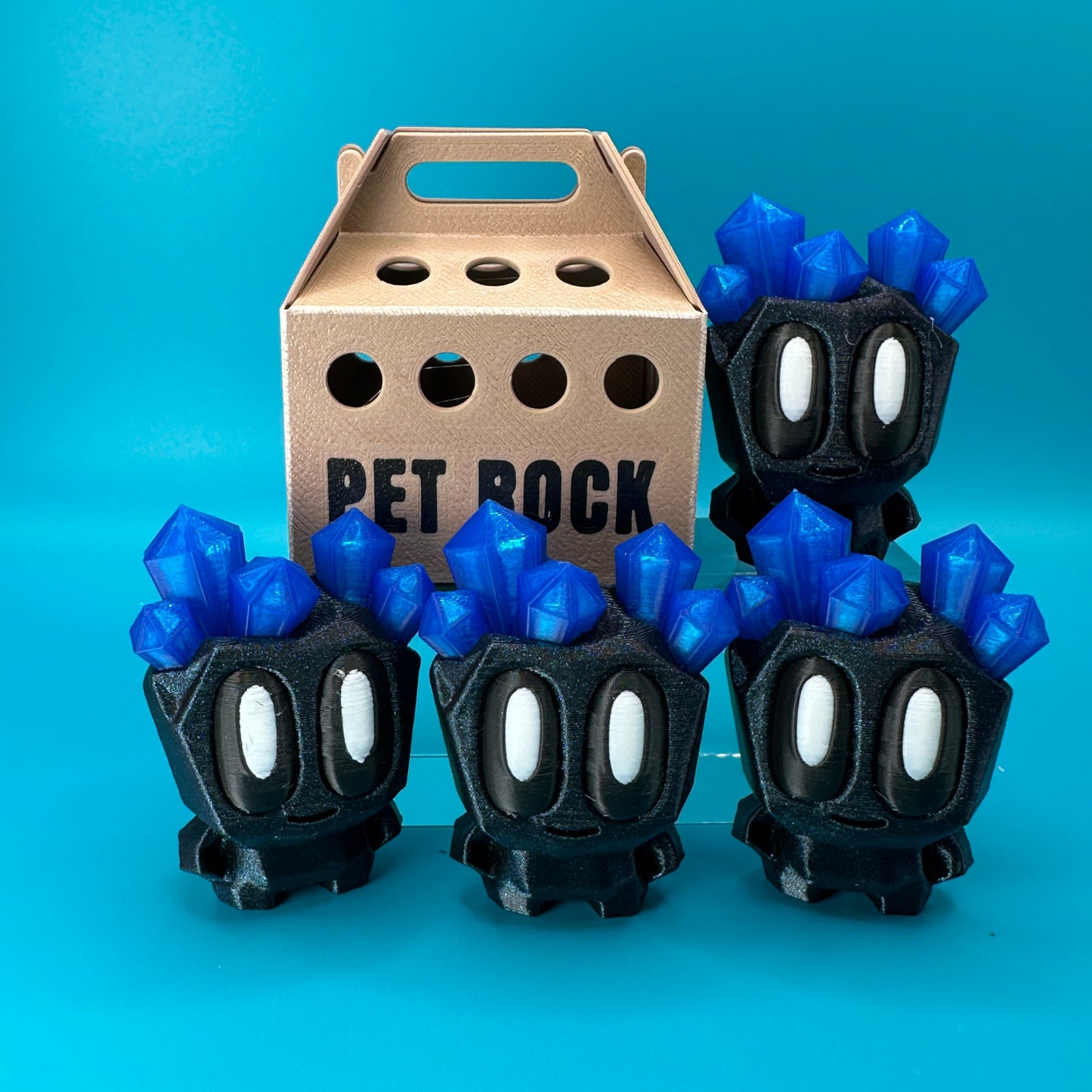 Blob Lab Rock Desk Pet w/ Optional Box