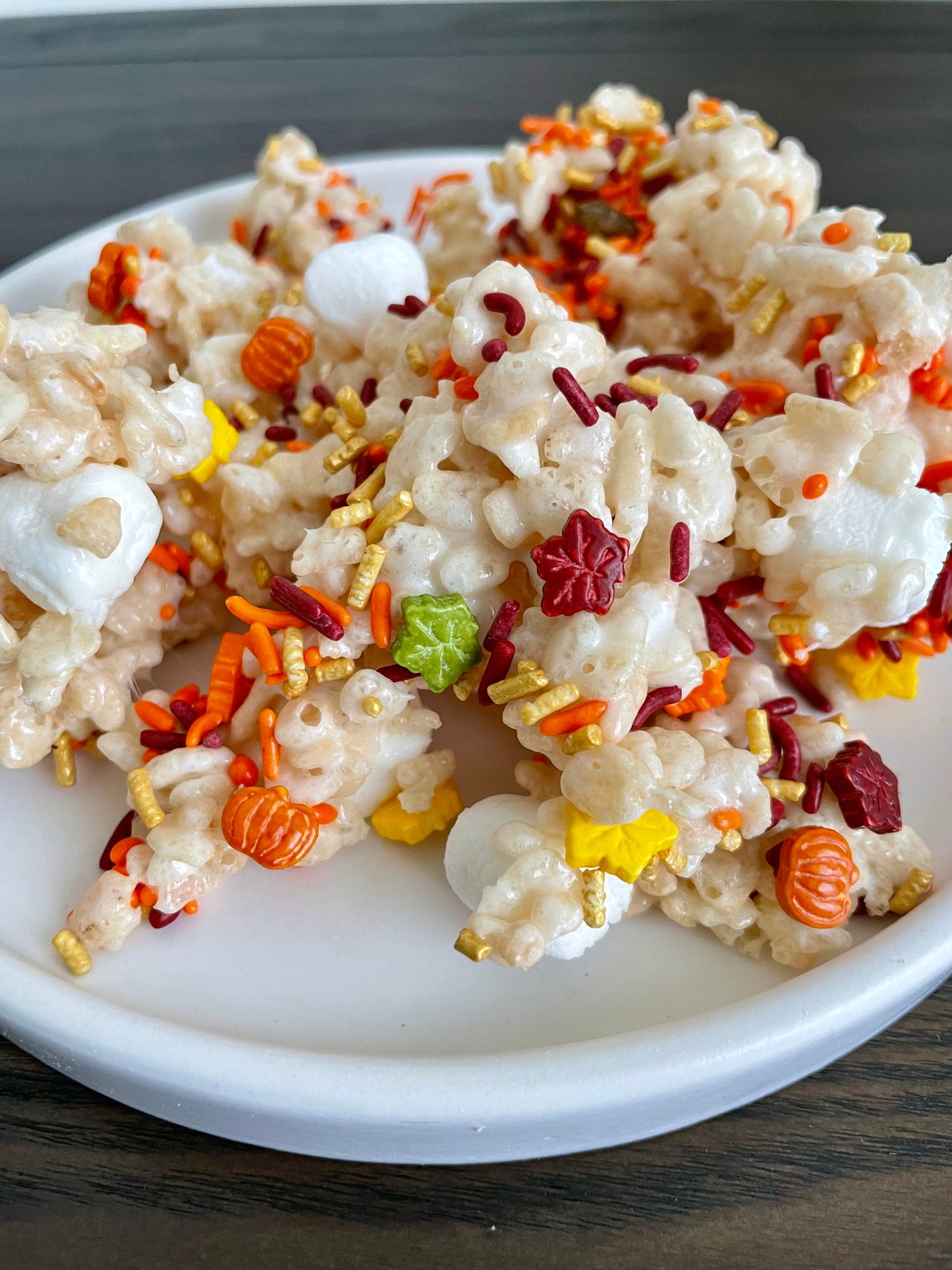 Fall Crispie Mix Clusters