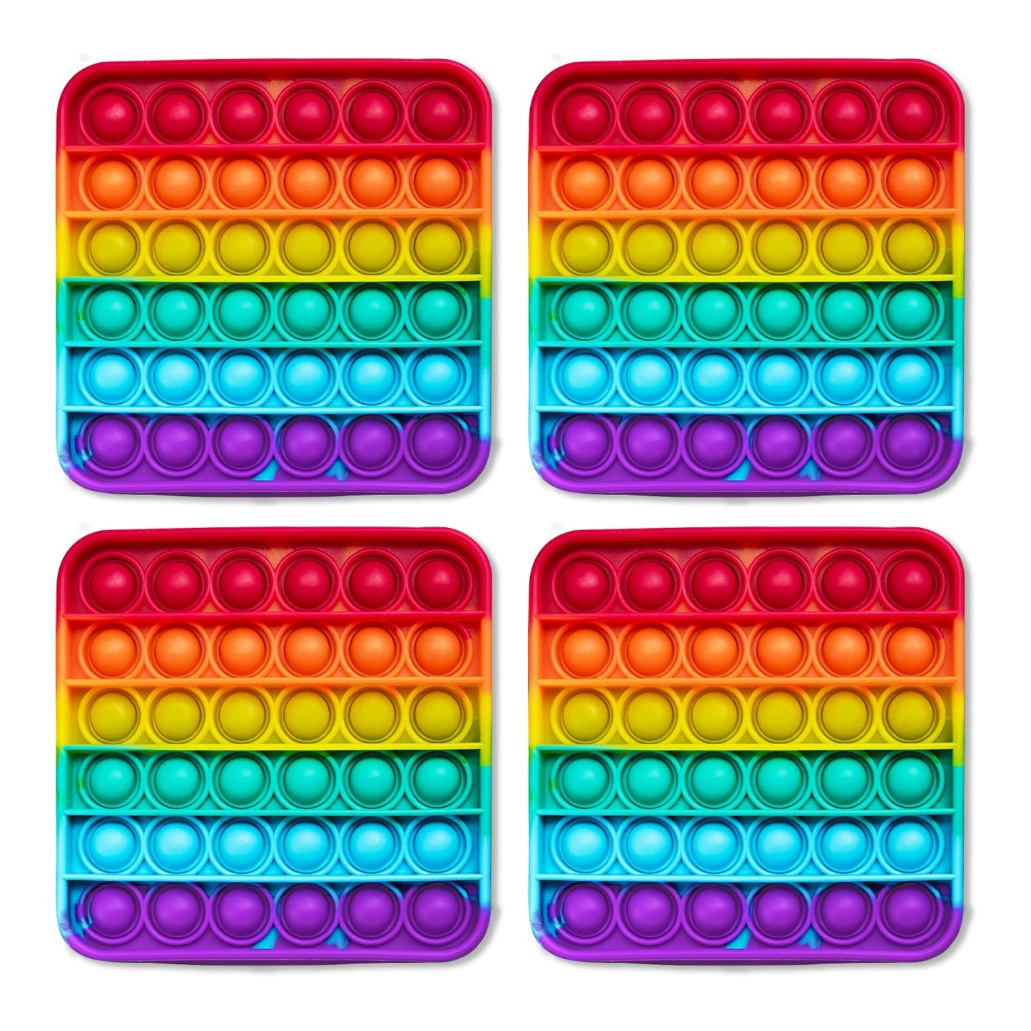Extra Rainbow Fidget Mats (The Fidget Game: Sight Words)