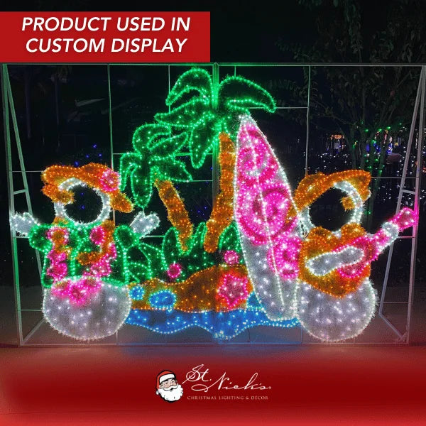 LED Mini Lights 5MM Pure White Twinkle Green Wire  6" Spacing