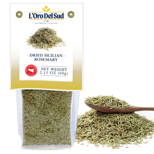 L’Oro Del Sud, Sicilian Rosemary Leaves, 2.11 oz (60 g)