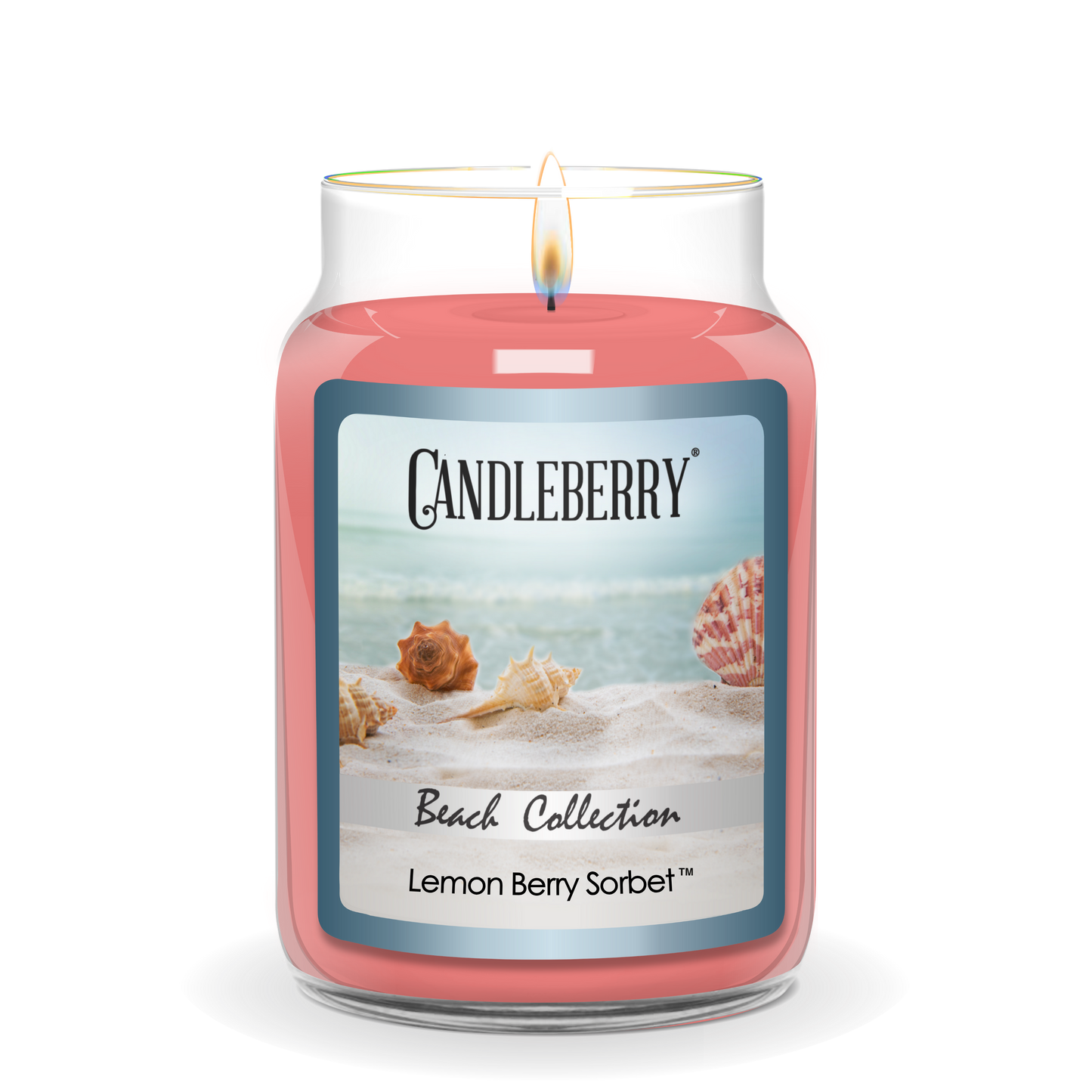 Beach Collection - Lemon Berry Sorbet™, Large Jar Candle