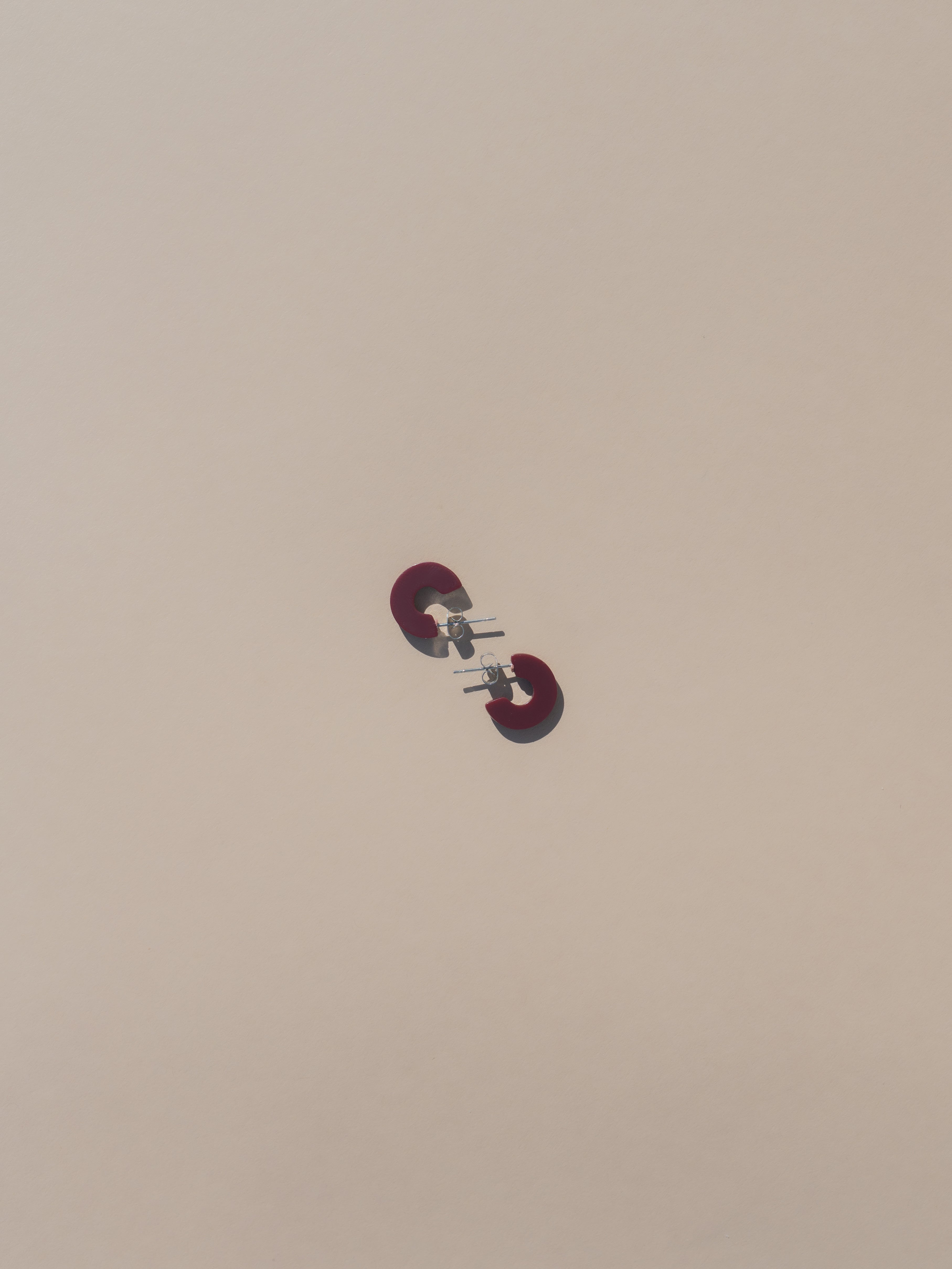 Mali Hoops ( New Thinner Style )- Maraschino Cherry